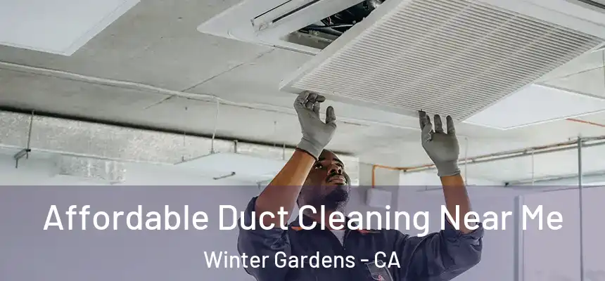 Affordable Duct Cleaning Near Me Winter Gardens - CA