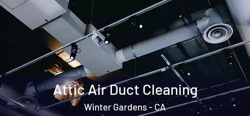  Attic Air Duct Cleaning Winter Gardens - CA