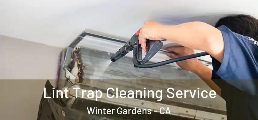 Lint Trap Cleaning Service Winter Gardens - CA