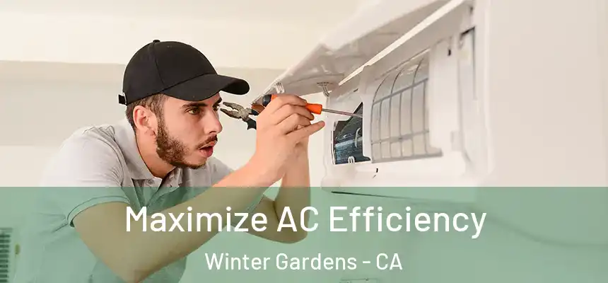 Maximize AC Efficiency Winter Gardens - CA